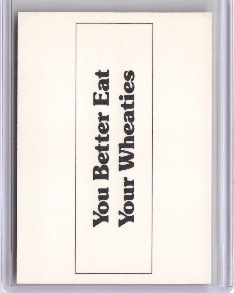 1990 Wheaties #NNO Michael Jordan "You Better Eat Your Wheaties"-2