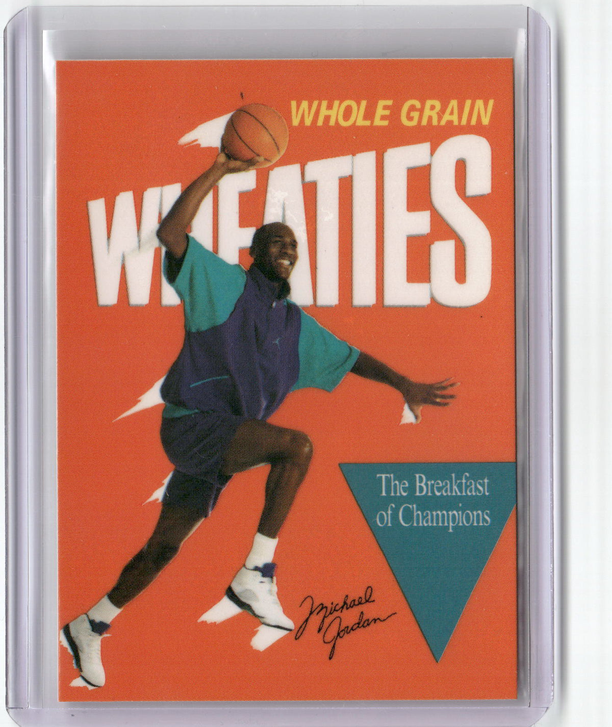 1990 Wheaties #NNO Michael Jordan "You Better Eat Your Wheaties"-1