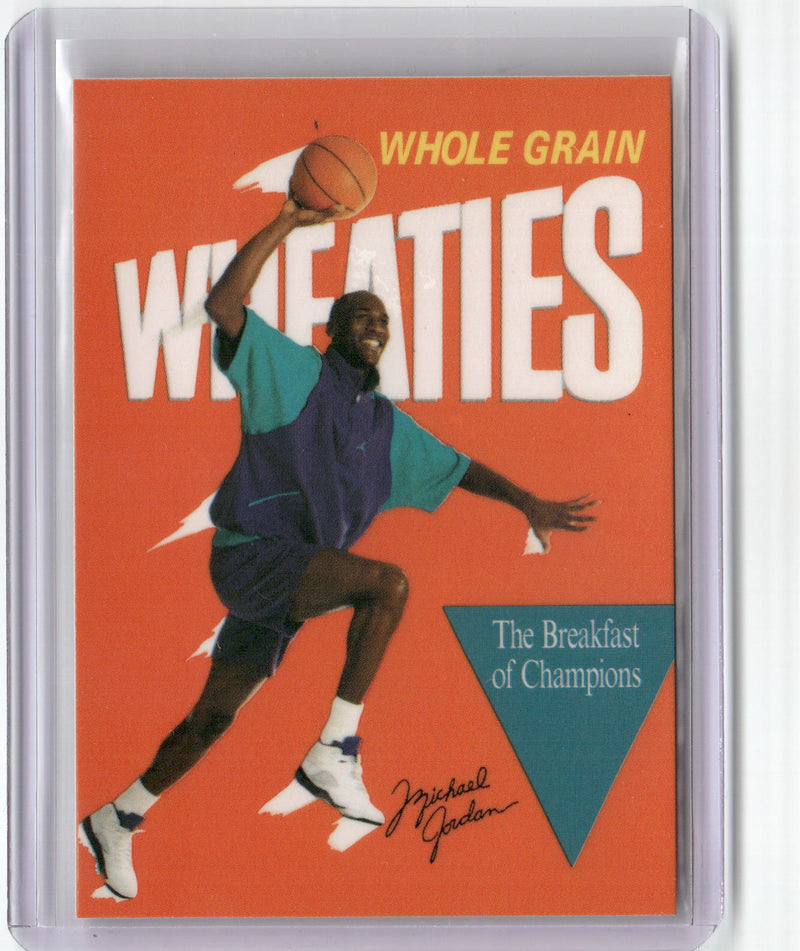 1990 Wheaties #NNO Michael Jordan "You Better Eat Your Wheaties"-1