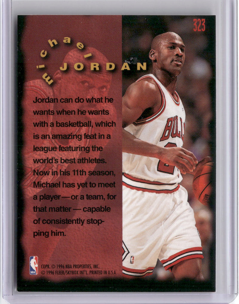 1995-96 Fleer #323 Michael Jordan-2