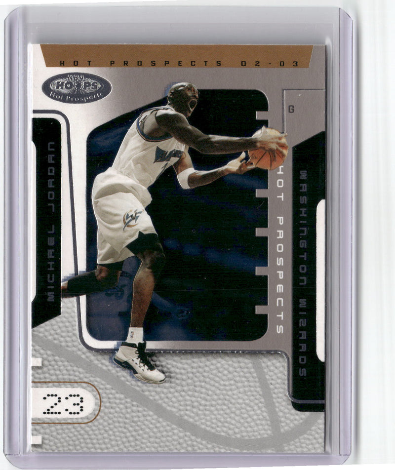2002-03 Hoops Hot Prospects #34 Michael Jordan-1