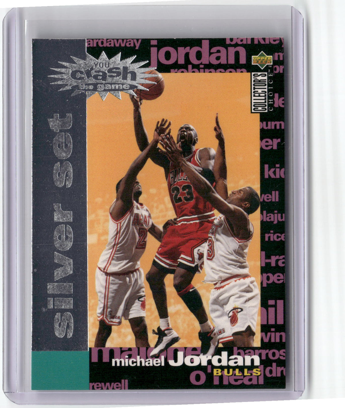 1995-96 Collector's Choice #C1 Michael Jordan Silver Exchange: Scoring-1