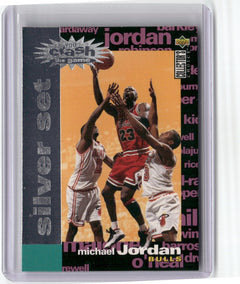 1995-96 Collector's Choice #C1 Michael Jordan Silver Exchange: Scoring-1