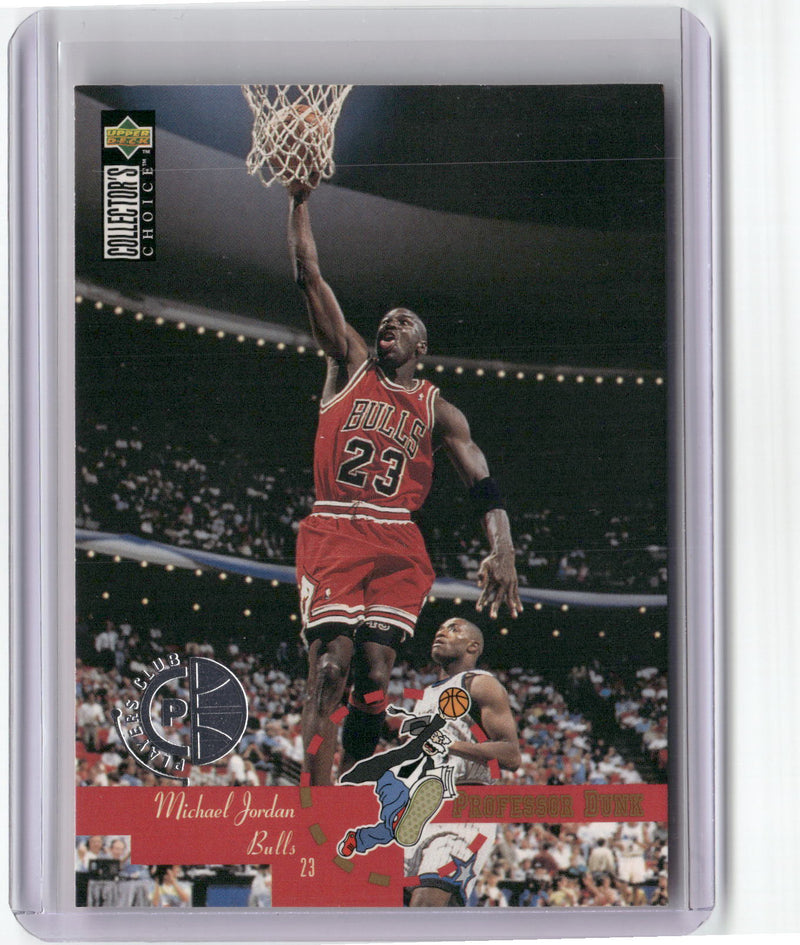 1995-96 Collector's Choice #195 Michael Jordan Player's Club-1