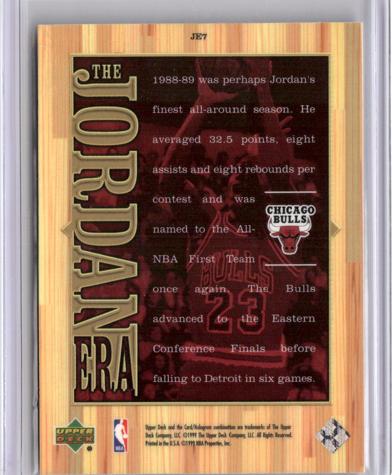 1999 Upper Deck Michael Jordan Athlete of the Century #JE7-2