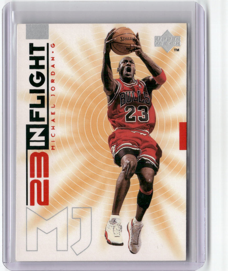 1998 Upper Deck Michael Jordan Living Legend #IF7 Michael Jordan In-Flight-1