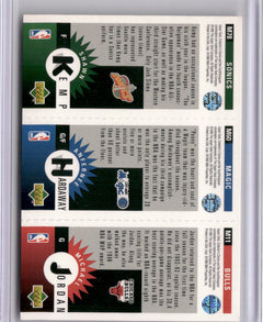 1996-97 Collector's Choice #M11 Michael Jordan / Anfernee Hardaway / Shawn Kemp-2