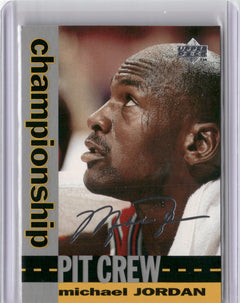 1995 Upper Deck #133 Michael Jordan Silver Signature / Electric Silver-1