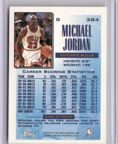 1993-94 Topps #384 Michael Jordan-2