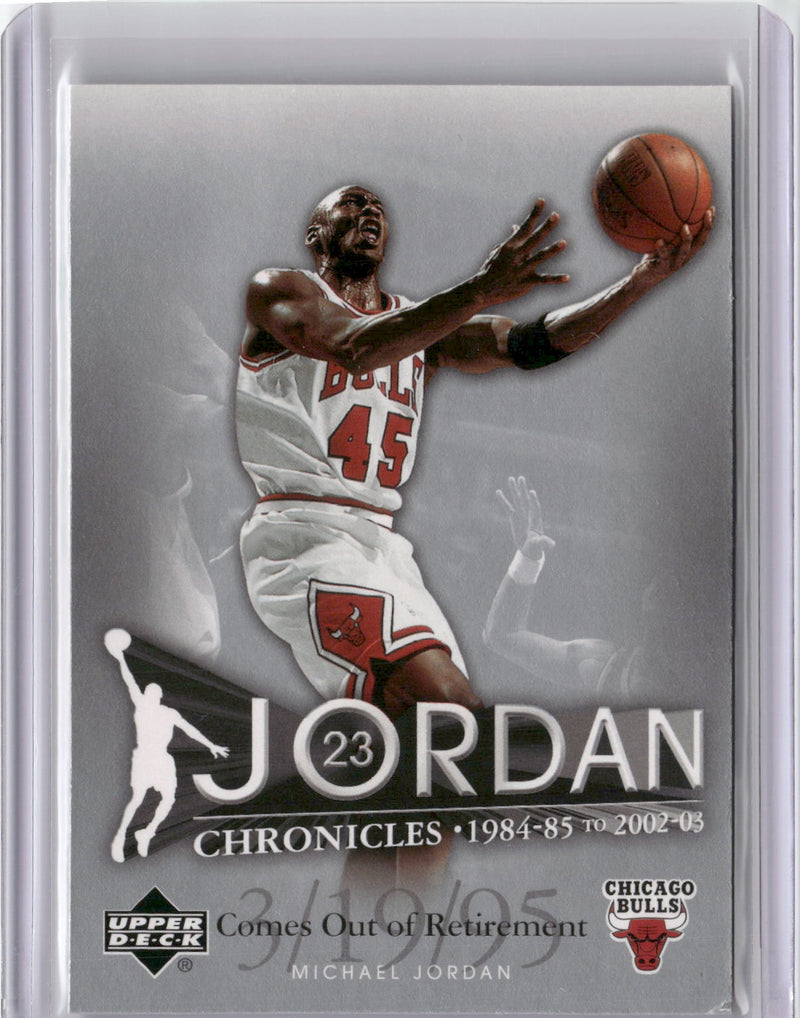 2007-08 Upper Deck #JC-16 Michael Jordan Jordan Chronicles-1