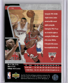 1996-97 SP #16 Michael Jordan SAM Sample-2