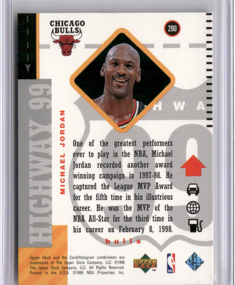 1998-99 Upper Deck #290 Michael Jordan-2