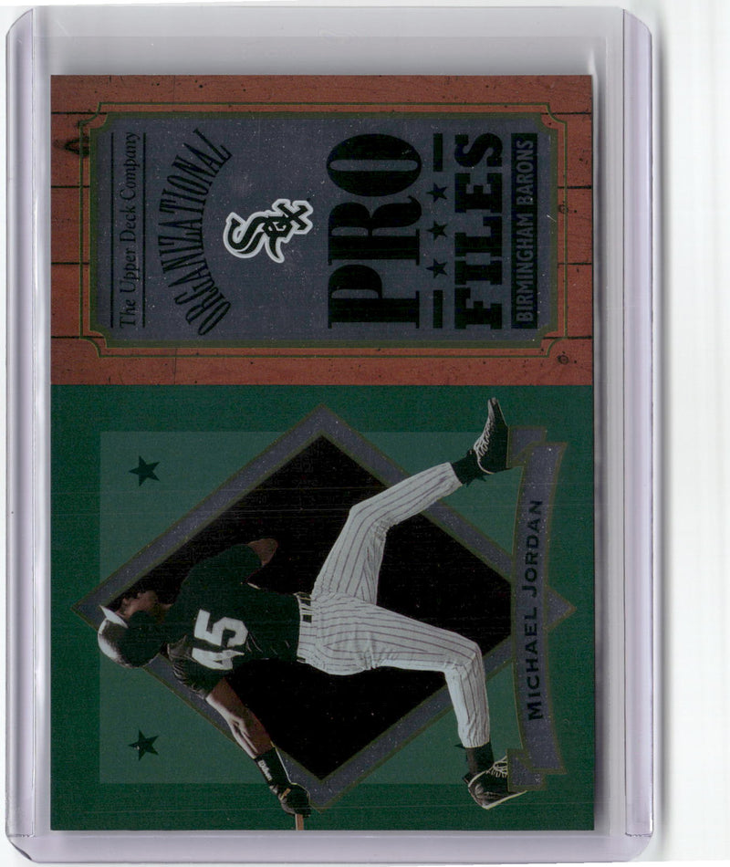 1995 Upper Deck Minor League #OP~6 Michael Jordan Organizational Profiles-1
