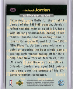 1995-96 Collector's Choice #C30 Michael Jordan Silver Exchange: Scoring-2