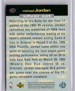1995-96 Collector's Choice #C30 Michael Jordan Silver Exchange: Scoring-2