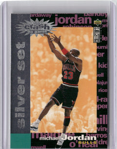 1995-96 Collector's Choice #C30 Michael Jordan Silver Exchange: Scoring-1