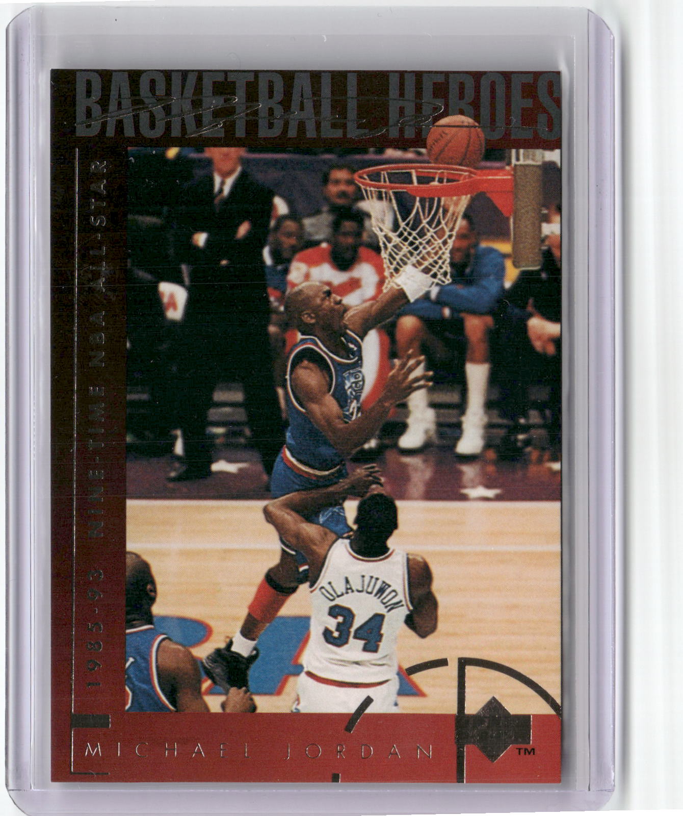 1994-95 Upper Deck #41 Michael Jordan Basketball Heroes: Michael Jordan