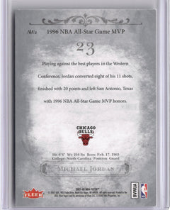 2007-08 Fleer Michael Jordan Box Set #AW2 Michael Jordan Award Winners-2