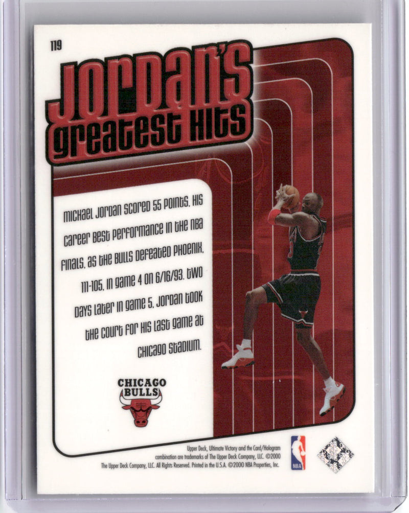 1999-00 Upper Deck Ultimate Victory #119 Michael Jordan-2