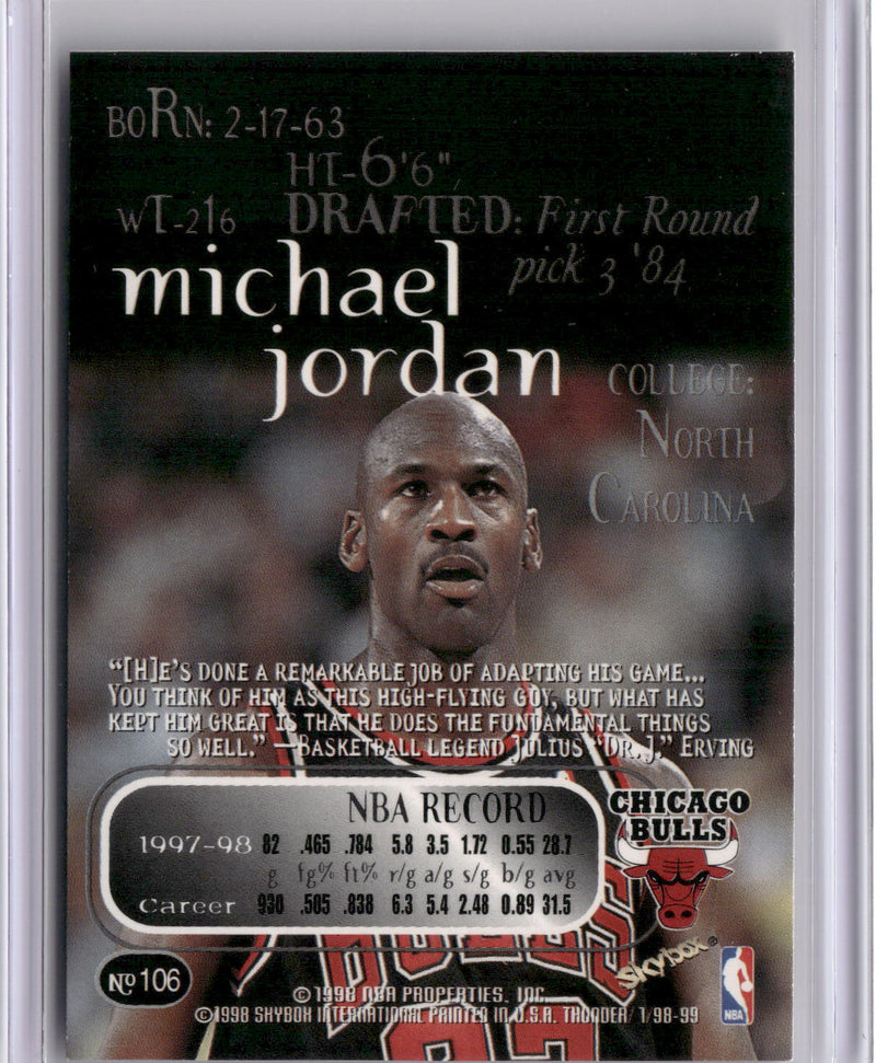 1998-99 SkyBox Thunder #106 Michael Jordan-2