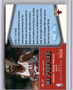 2005-06 Hoops #MJ-27 Michael Jordan MJ Profiles-2