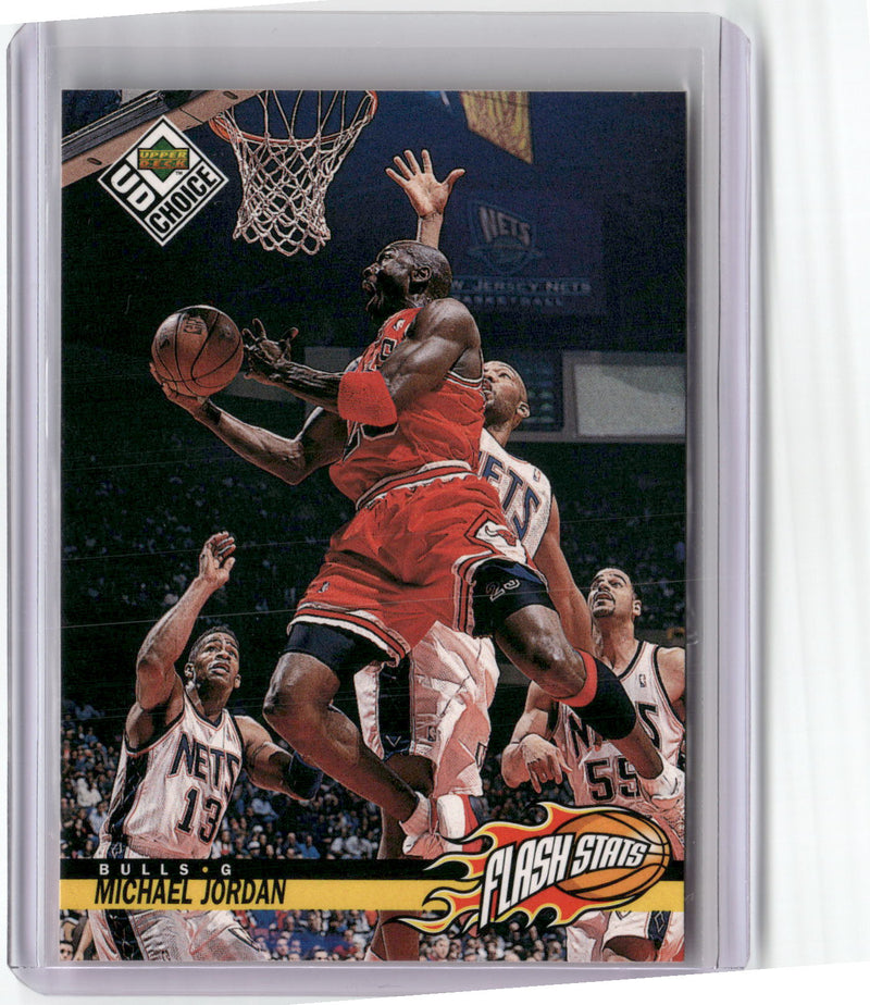 1998-99 UD Choice #159 Michael Jordan-1