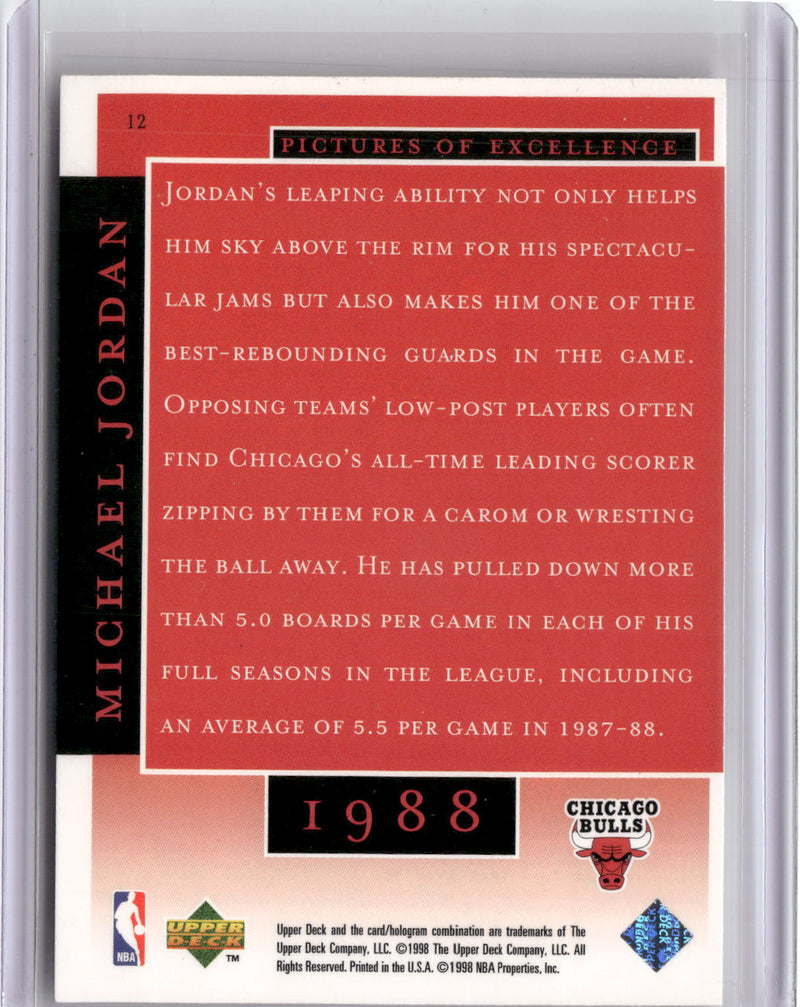 1998 Upper Deck Michael Jordan Career Collection #12 Michael Jordan-2