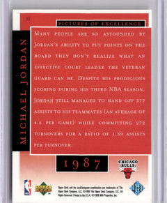 1998 Upper Deck Michael Jordan Career Collection #11 Michael Jordan-2