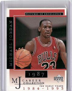 1998 Upper Deck Michael Jordan Career Collection #11 Michael Jordan-1