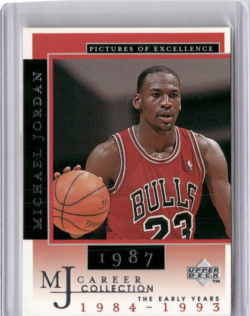 1998 Upper Deck Michael Jordan Career Collection #11 Michael Jordan-1