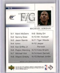 2002 Upper Deck National Convention #N-15 Michael Jordan-2