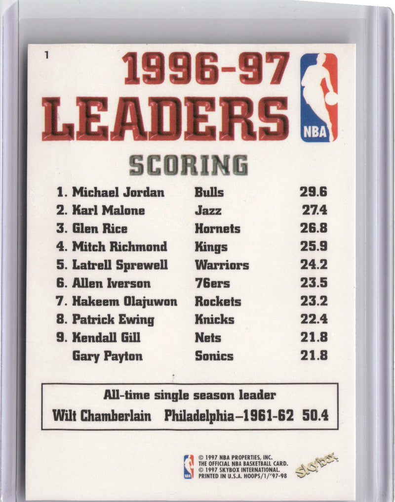 1997-98 Hoops #1 Michael Jordan-2