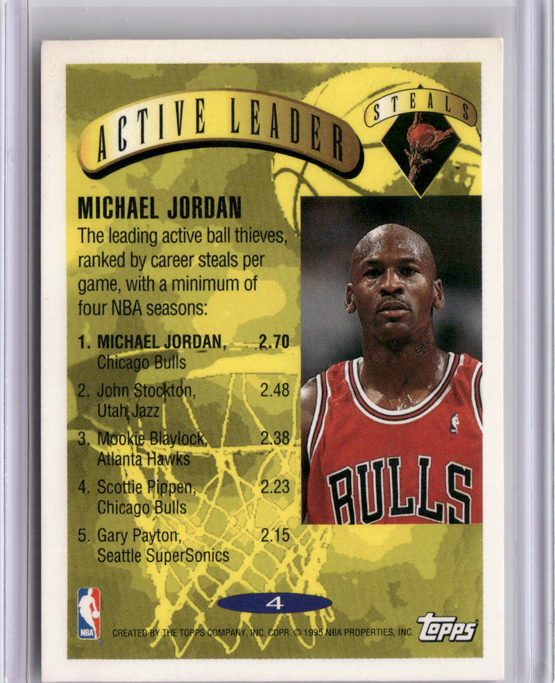 1995-96 Topps #4 Michael Jordan-2
