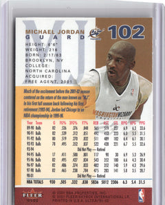 2001-02 Ultra #102 Michael Jordan-2