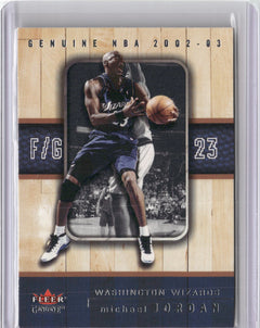 2002-03 Fleer Genuine #23 Michael Jordan-1
