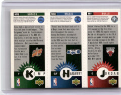 1996-97 Michael Jordan / Anfernee Hardaway / Shawn Kemp Mini-Cards Panels-2