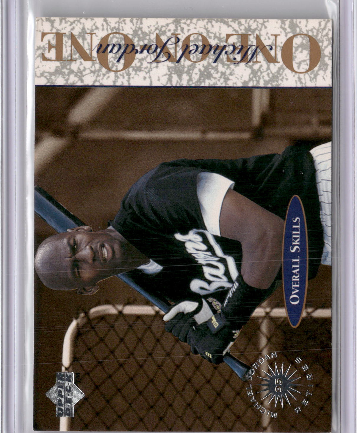 1995 Upper Deck Minor League #5 Michael Jordan Michael Jordan One On One-1