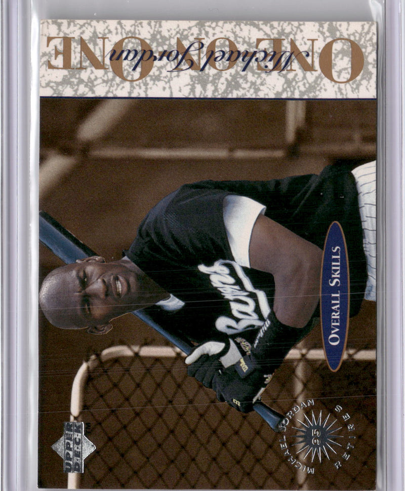 1995 Upper Deck Minor League #5 Michael Jordan Michael Jordan One On One-1