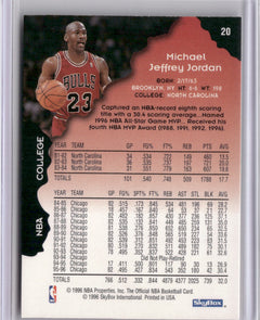 1996-97 Hoops #20 Michael Jordan Silver-2