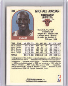 1989-90 Hoops #200 Michael Jordan-2