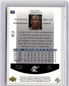 2002-03 SP Authentic #99 Michael Jordan-2