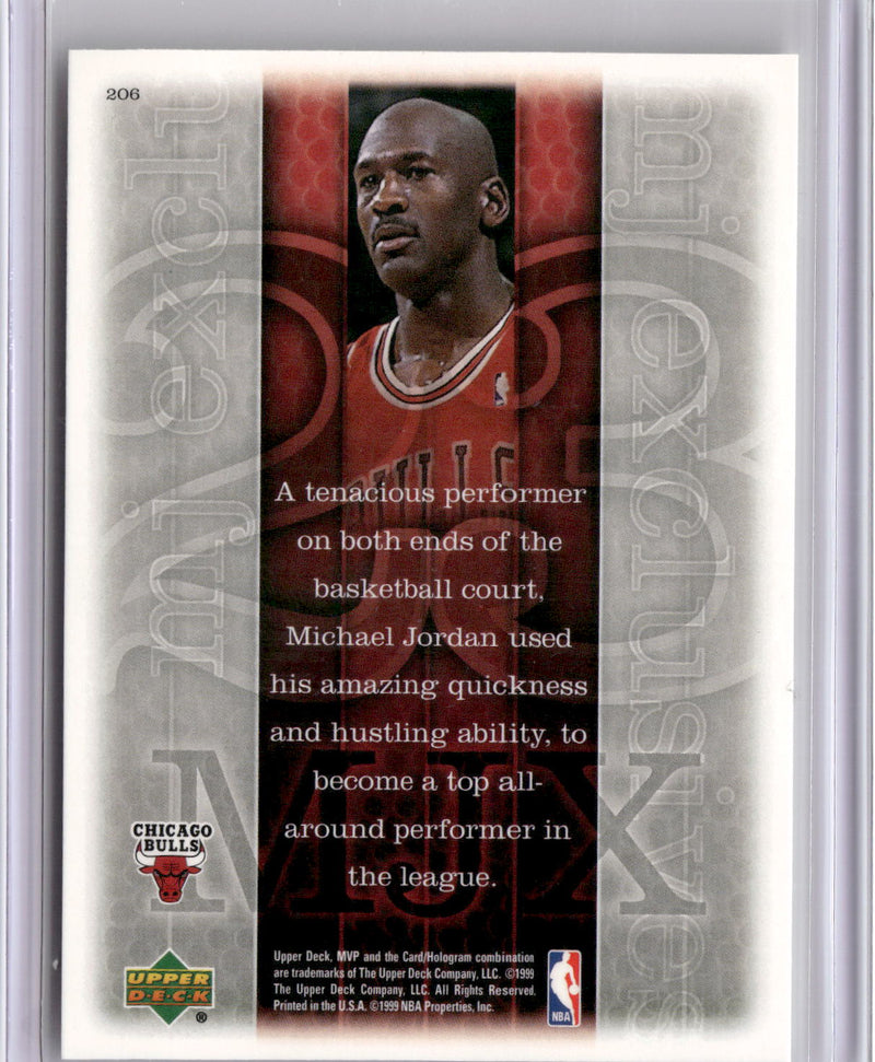 1999-00 Upper Deck MVP #206 Michael Jordan-2