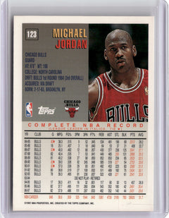1997-98 Topps #123 Michael Jordan-2