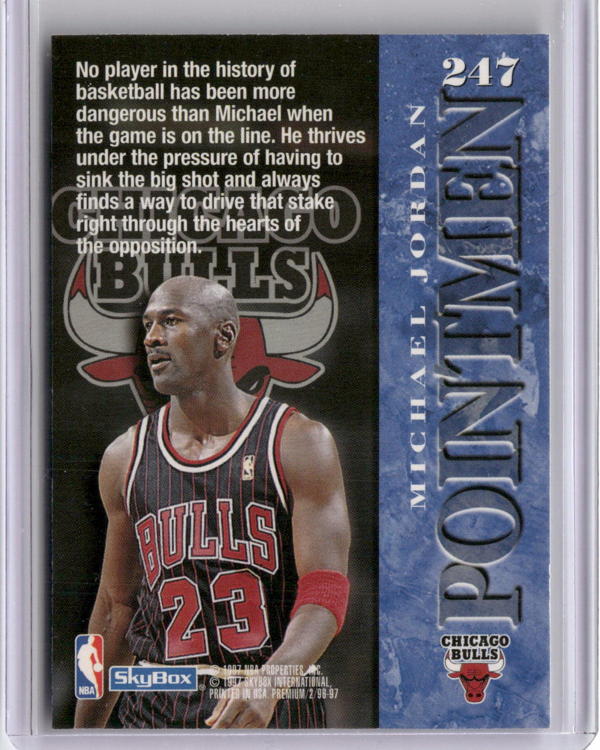 1996-97 SkyBox Premium #247 Michael Jordan-2