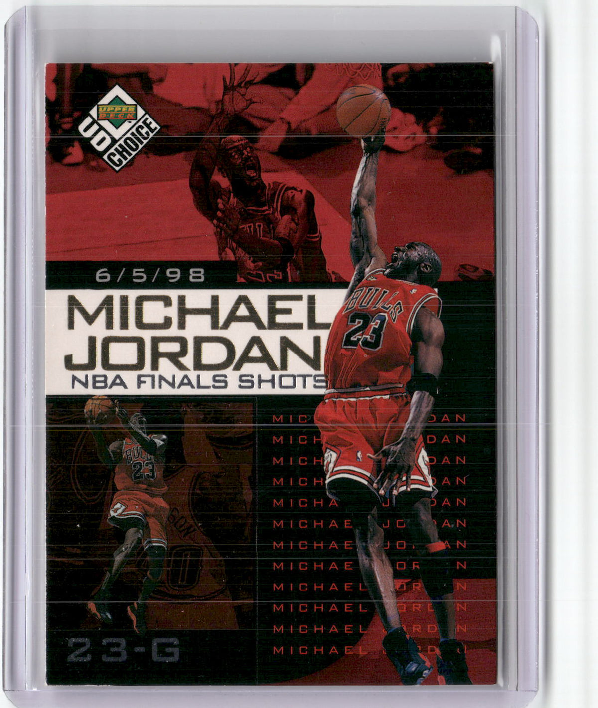 1998-99 UD Choice Preview #2 Michael Jordan Michael Jordan NBA Finals Shots