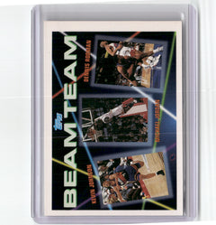 1992-93 Topps #3 Kevin Johnson / Michael Jordan / Dennis Rodman Beam Team-1