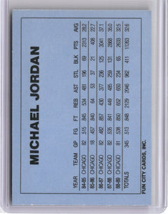 1990 Fun City Cards Michael Jordan Rated Rookie Michael Jordan-2