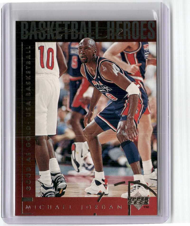 1994-95 Upper Deck #42 Michael Jordan Basketball Heroes: Michael Jordan-1