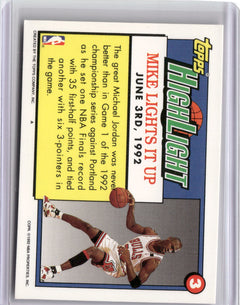1992-93 Topps #3 Michael Jordan-2