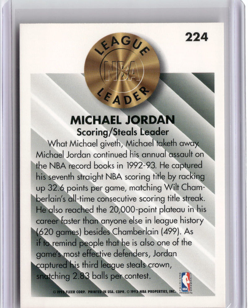 1993-94 Fleer #224 Michael Jordan-2